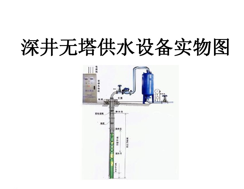 焦作中站区井泵无塔式供水设备